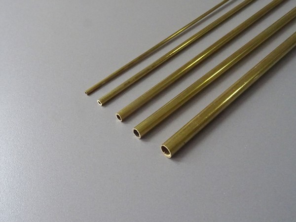 Picture of Brass round tube 2,0 mm